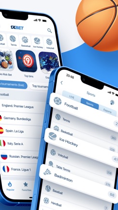Promotional App Store image 3 of 6 for 1xBet, supplied by the developer