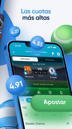 Promotional App Store image 5 of 6 for 1xBet, supplied by the developer