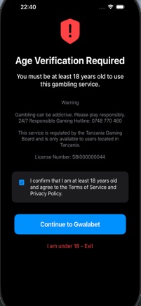 Promotional App Store image 5 of 6 for Gwalabet, supplied by the developer
