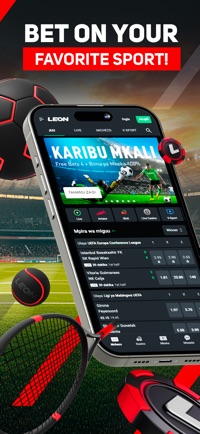 Promotional App Store image 2 of 6 for LEONBET, supplied by the developer