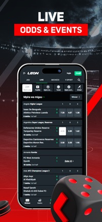 Promotional App Store image 5 of 6 for LEONBET, supplied by the developer