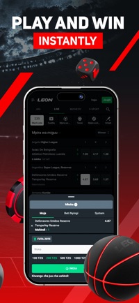 Promotional App Store image 6 of 6 for LEONBET, supplied by the developer