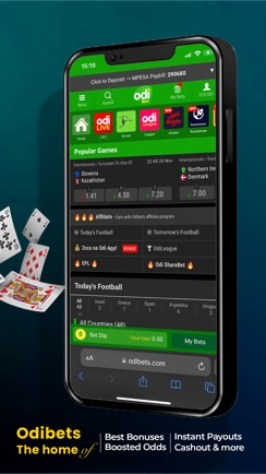 Promotional App Store image 2 of 5 for Odibets, supplied by the developer