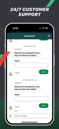 Promotional App Store image 6 of 6 for Surebet247, supplied by the developer