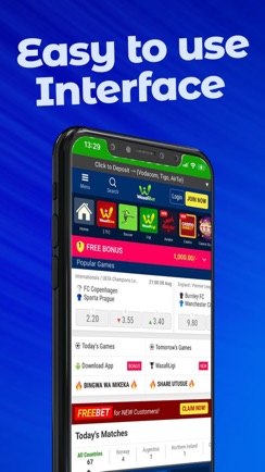 Promotional App Store image 3 of 3 for Wasafibet, supplied by the developer