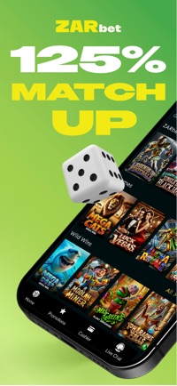 Promotional App Store image 1 of 7 for ZARbet, supplied by the developer