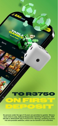 Promotional App Store image 2 of 7 for ZARbet, supplied by the developer